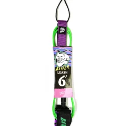 Beater 6' Leash -Kyosho Shop 6 greenPurp packaging