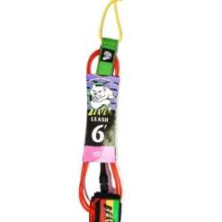Beater 6' Leash -Kyosho Shop 6 rasta packaging