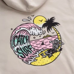 CS X Jamie Browne // Chill Out Fleece Pullover Hoodie -Kyosho Shop A24FLC006 IVRY Detail 12copy