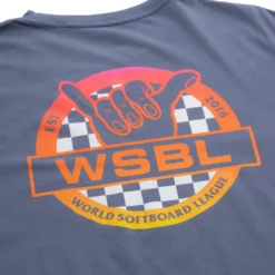 WSBL Garment-Dyed S/S Tee -Kyosho Shop A24TEE001 BLU Detail 4copy