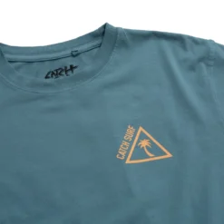 Portal S/S Tee -Kyosho Shop A24TEE008 TEAL DetailF 2copy