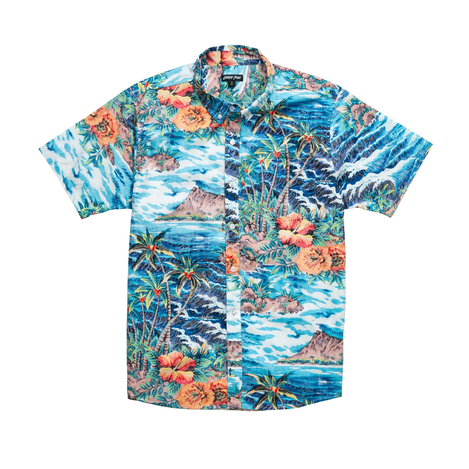 CS X Hoffman® Aloha S/S Woven - Island Blue 1 CS X Hoffman® Aloha S/S Woven - Island Blue