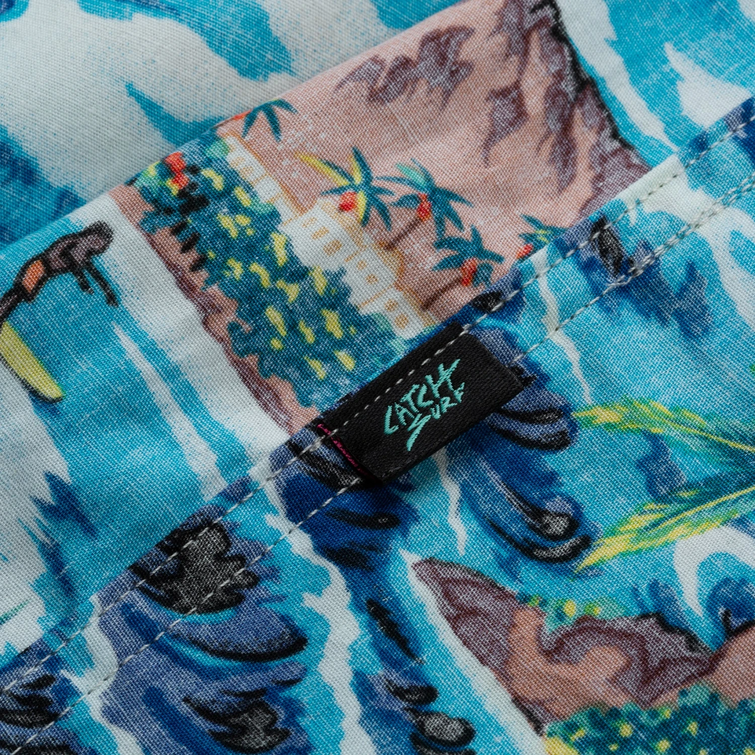 CS X Hoffman® Aloha S/S Woven - Island Blue 4 CS X Hoffman® Aloha S/S Woven - Island Blue - Image 4