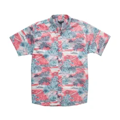 CS X Hoffman® Aloha S/S Woven - Sunset Red