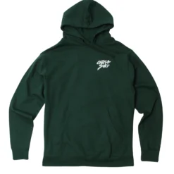 Basic Slash Fleece Pullover Hoodie -Kyosho Shop BasicSlashHoodie Green1