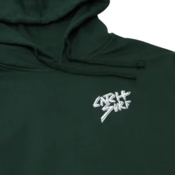 Basic Slash Fleece Pullover Hoodie -Kyosho Shop BasicSlashHoodie Green2