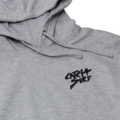 Basic Slash Fleece Pullover Hoodie -Kyosho Shop BasicSlashHoodie Grey2