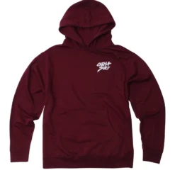 Basic Slash Fleece Pullover Hoodie -Kyosho Shop BasicSlashHoodie Maroon1