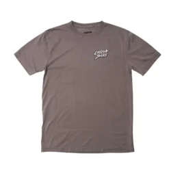 Triple Slash Garment-Dyed S/S Tee - Cinder