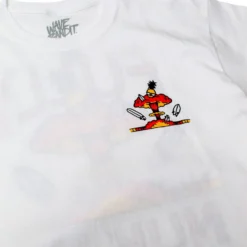 Wave Bandit X Ben Gravy Fully Nuking S/S Tee - White -Kyosho Shop FullyNuking 2a