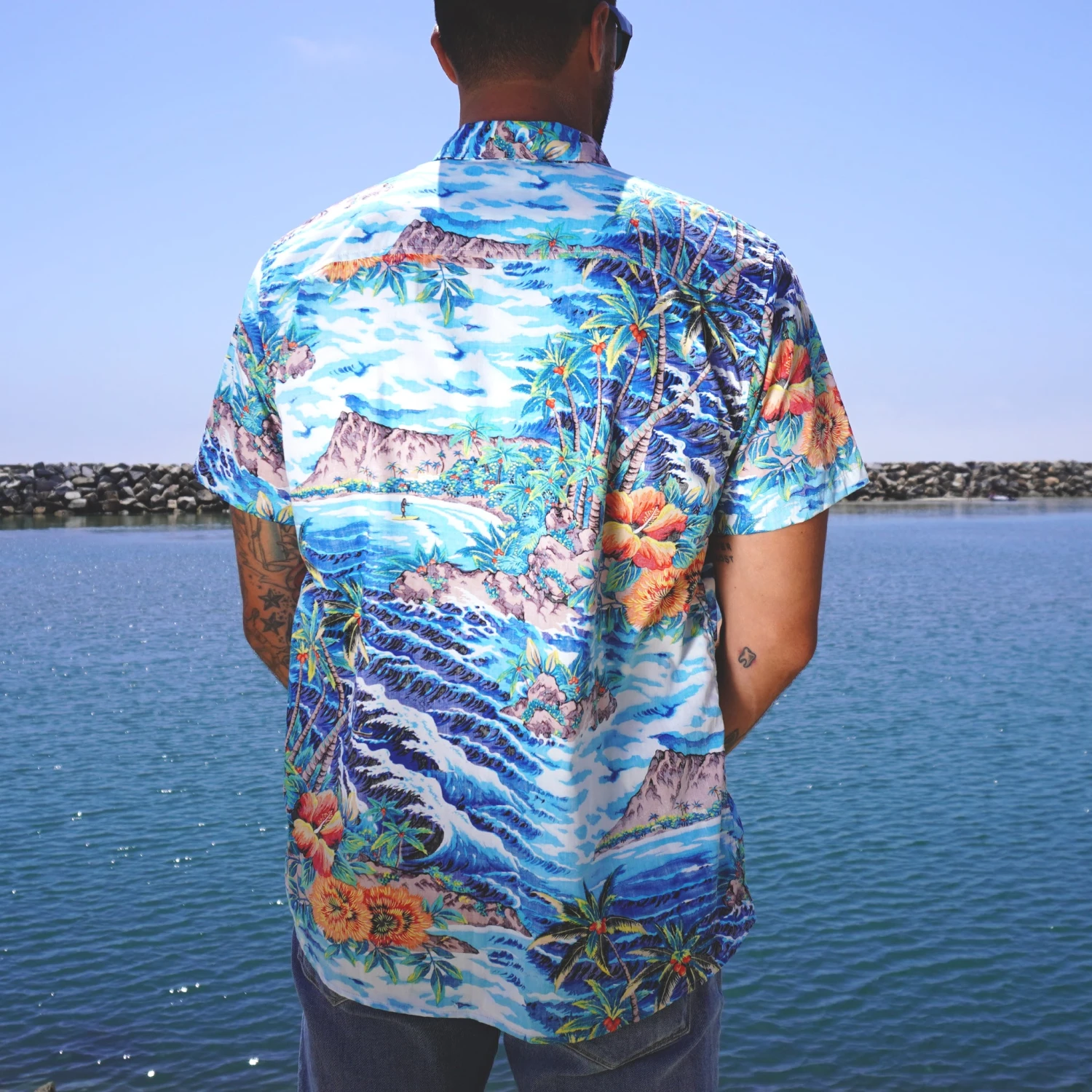 CS X Hoffman® Aloha S/S Woven - Island Blue 7 CS X Hoffman® Aloha S/S Woven - Island Blue - Image 7