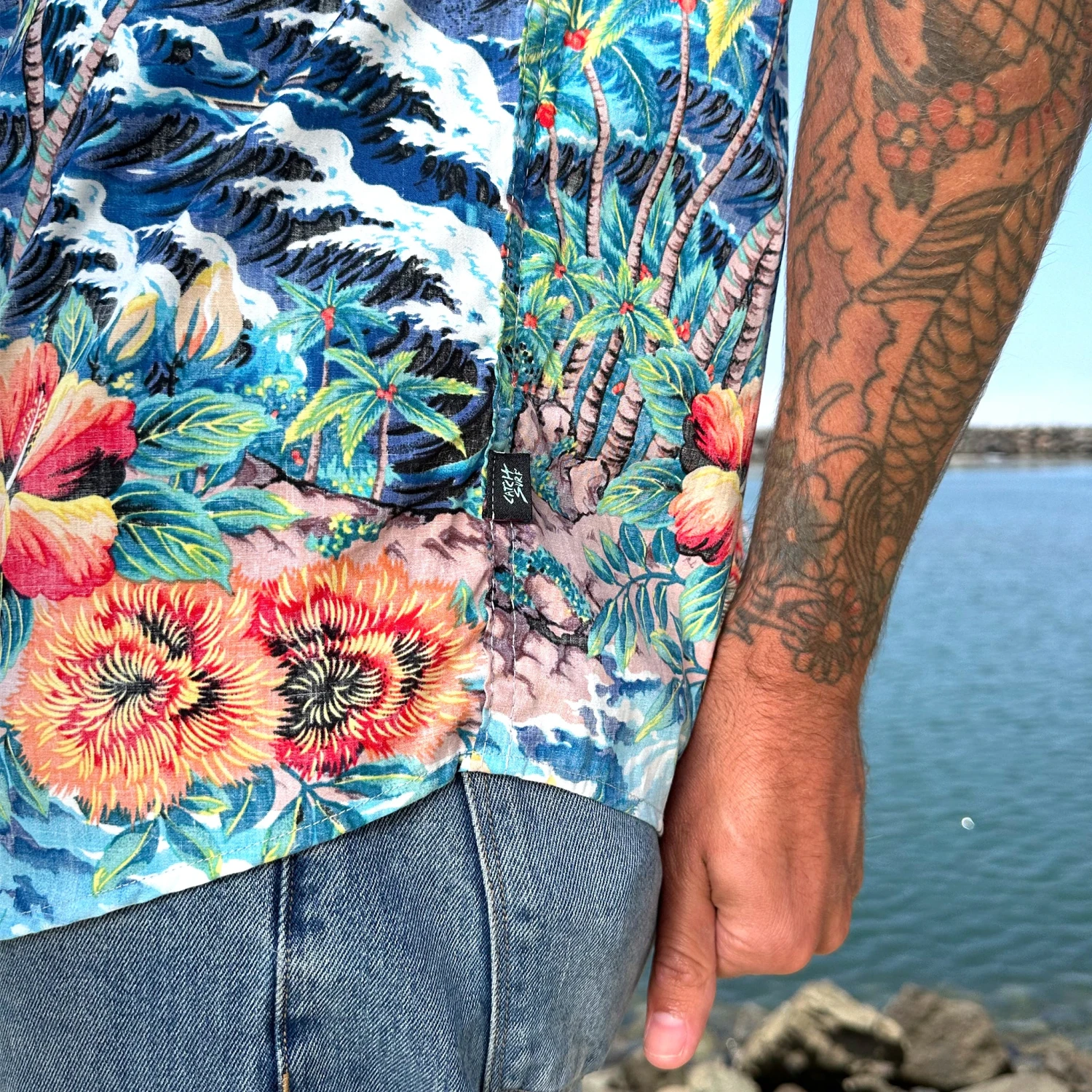 CS X Hoffman® Aloha S/S Woven - Island Blue 8 CS X Hoffman® Aloha S/S Woven - Island Blue - Image 8