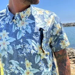 CS X Hoffman® Aloha S/S Woven - Navy Floral -Kyosho Shop HoffmanNavyFloral2