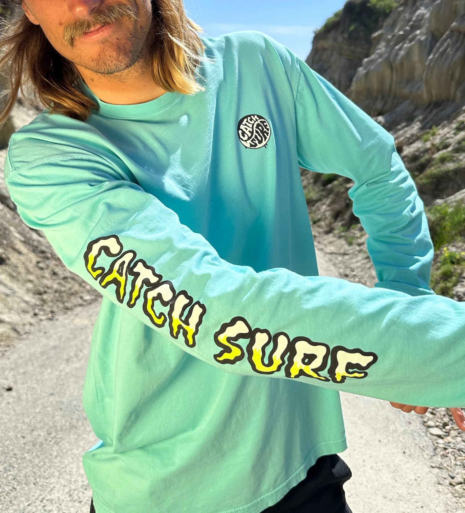 CS X Jamie Browne // Chill Out Garment-Dyed L/S Tee 6 CS X Jamie Browne // Chill Out Garment-Dyed L/S Tee - Image 6