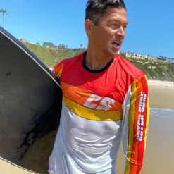 CS Team L/S Performance Shirt - Red/Grey -Kyosho Shop SSurfShirtWeb1