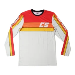 CS Team L/S Performance Shirt - Red/Grey