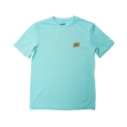 Triangle Slash S/S Performance Shirt - Turquoise