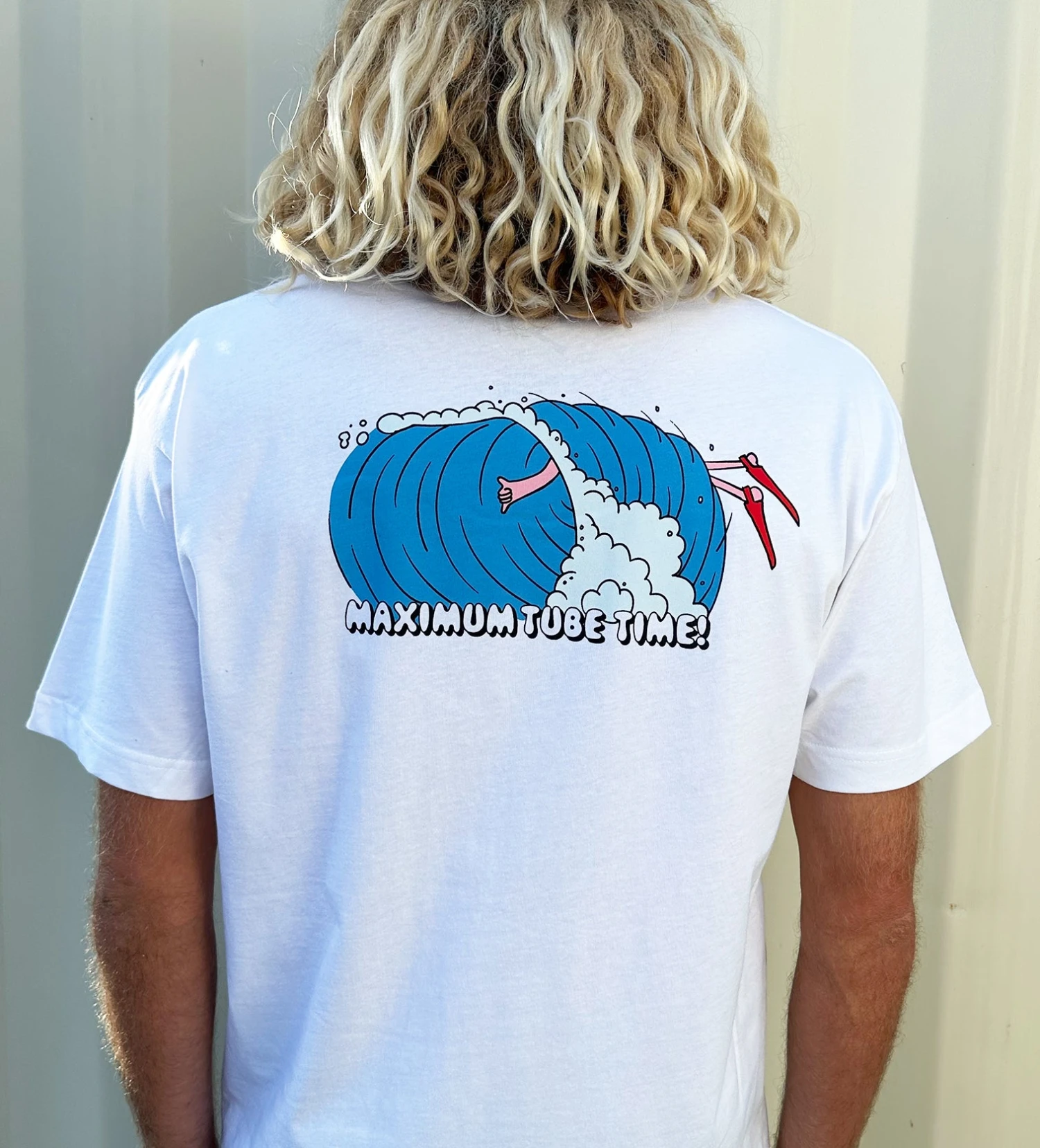 Tube Time S/S Tee - White 2 Tube Time S/S Tee - White - Image 2