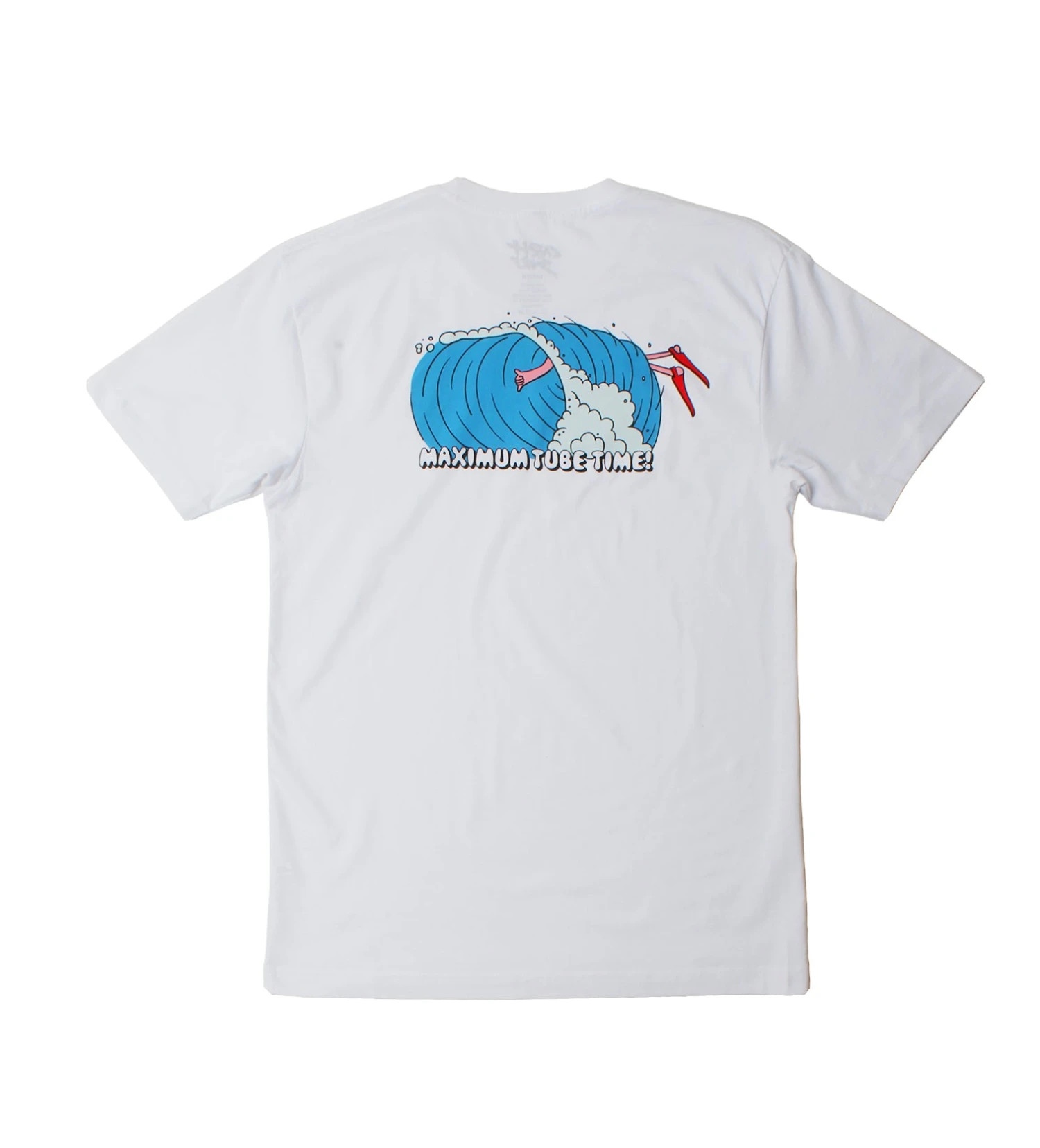 Tube Time S/S Tee - White 3 Tube Time S/S Tee - White - Image 3