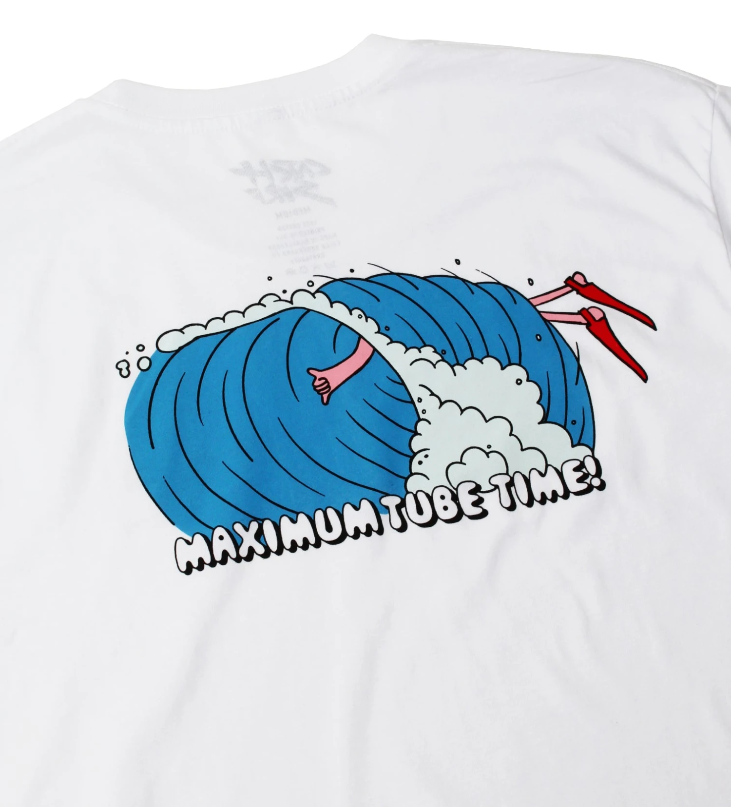 Tube Time S/S Tee - White 5 Tube Time S/S Tee - White - Image 5