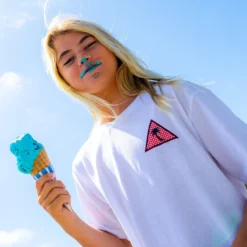 Youth // Power Light S/S Tee - White -Kyosho Shop YouthPowerlightteeProductPic