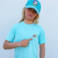 Youth // Triangle Slash S/S Surf Shirt - Turquoise 9 Youth // Triangle Slash S/S Surf Shirt - Turquoise -Kyosho Shop Youth TriSlash SS 3