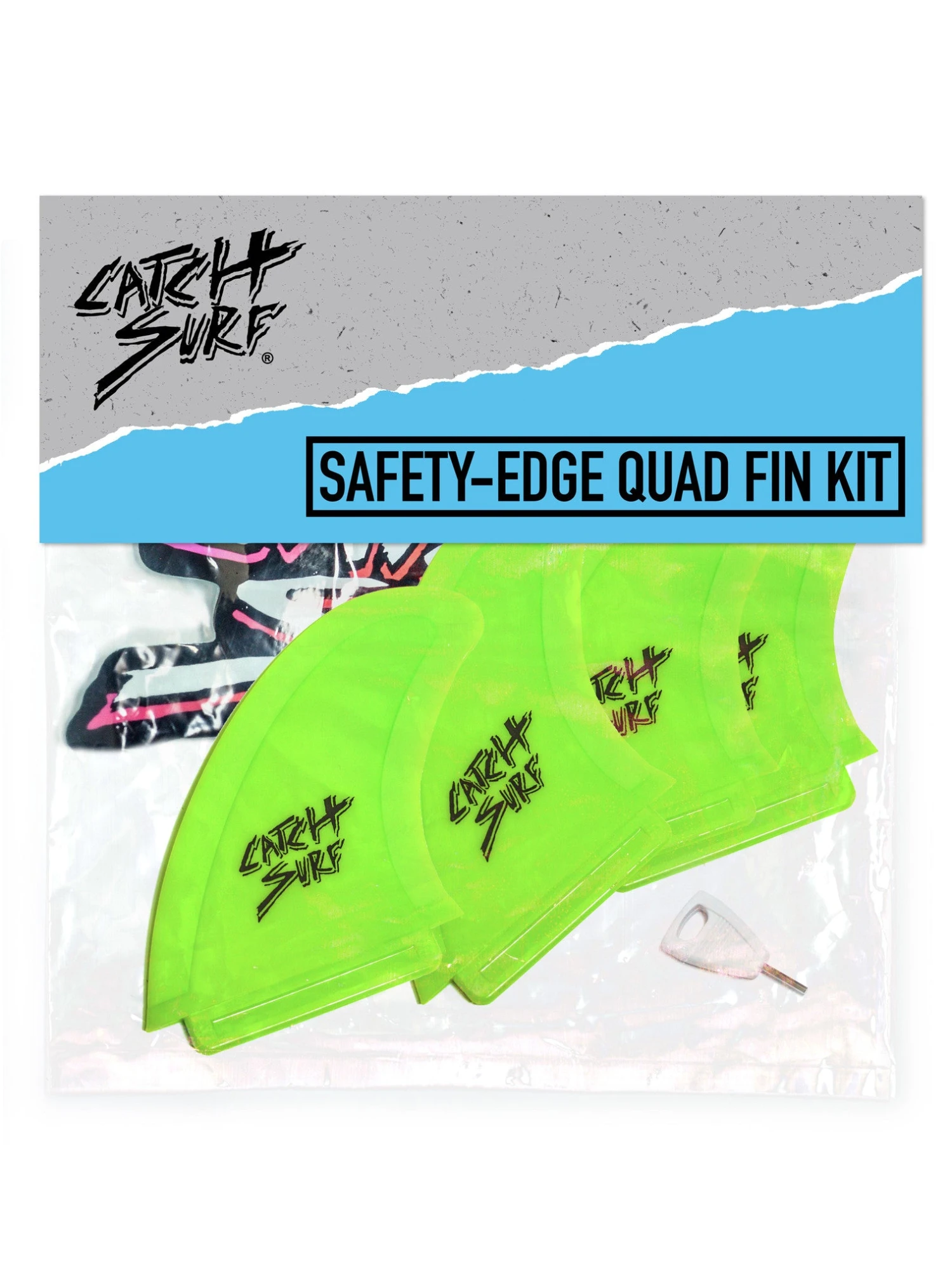 Safety-Edge Quad Fin Set 4 Safety-Edge Quad Fin Set - Image 4